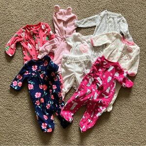 8 Piece Carter's Brands 3M Clothing Bundle